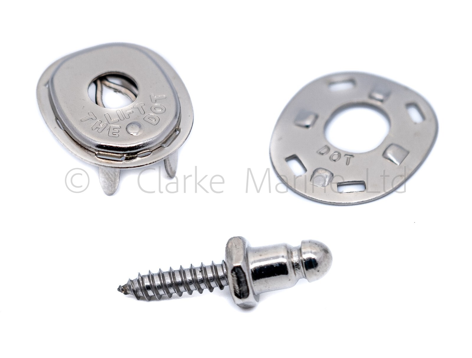 Lift the dot fastener kit with tool socket wood screw base long stud 5/8" boat