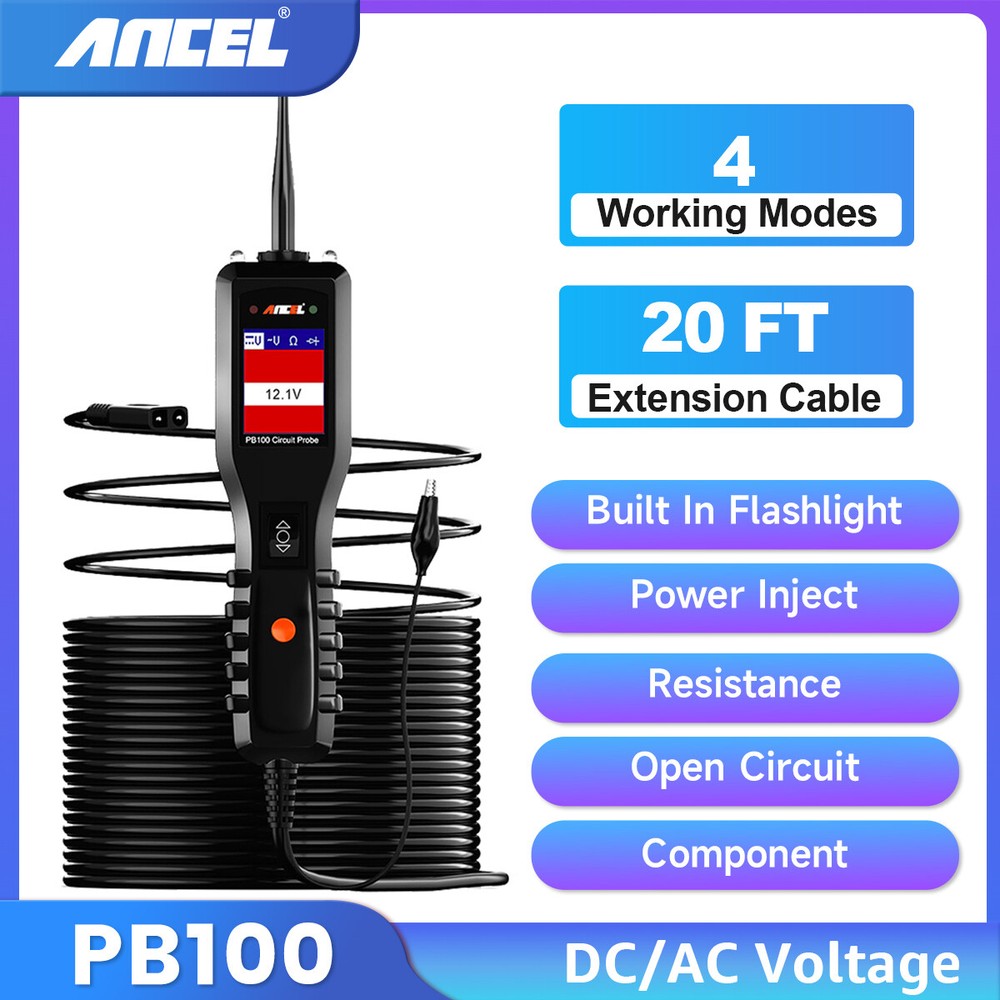 ANCEL PB100 12V 24VCircuit Tester Probe Electrical System Car Diagnostic Tool