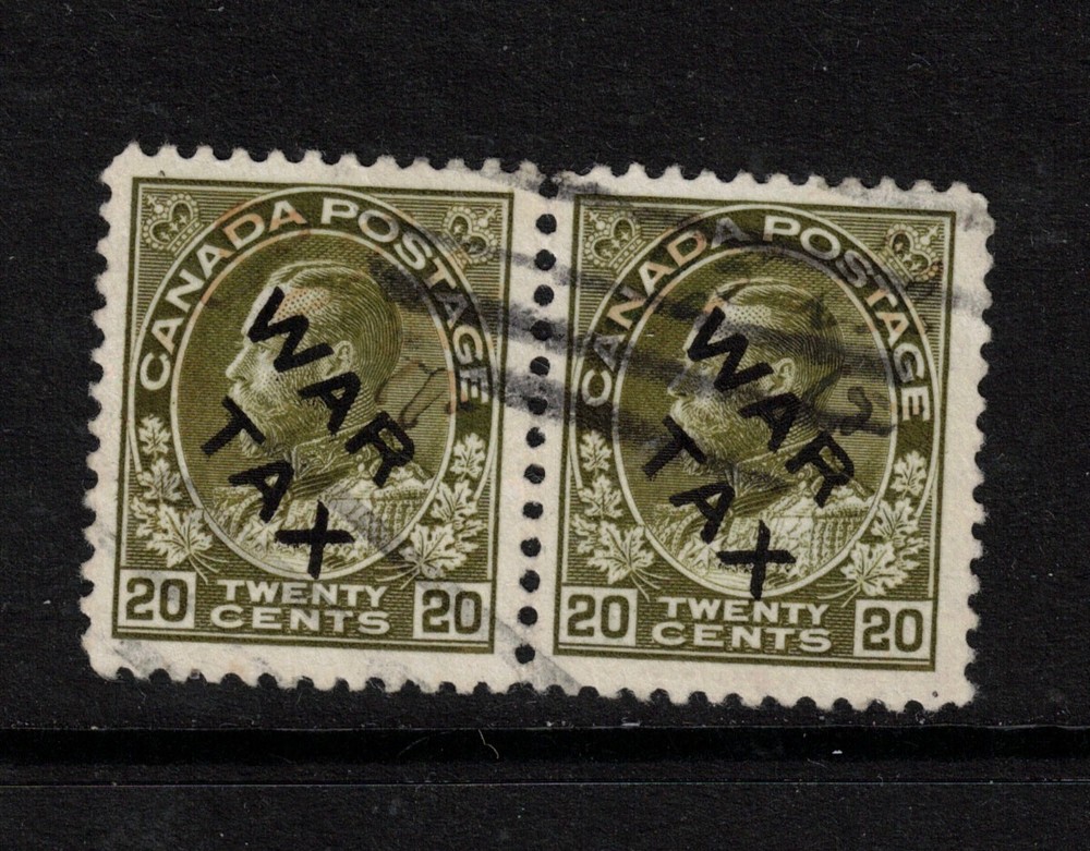 Canada #MR2c Very Fine Used Scarce Pair