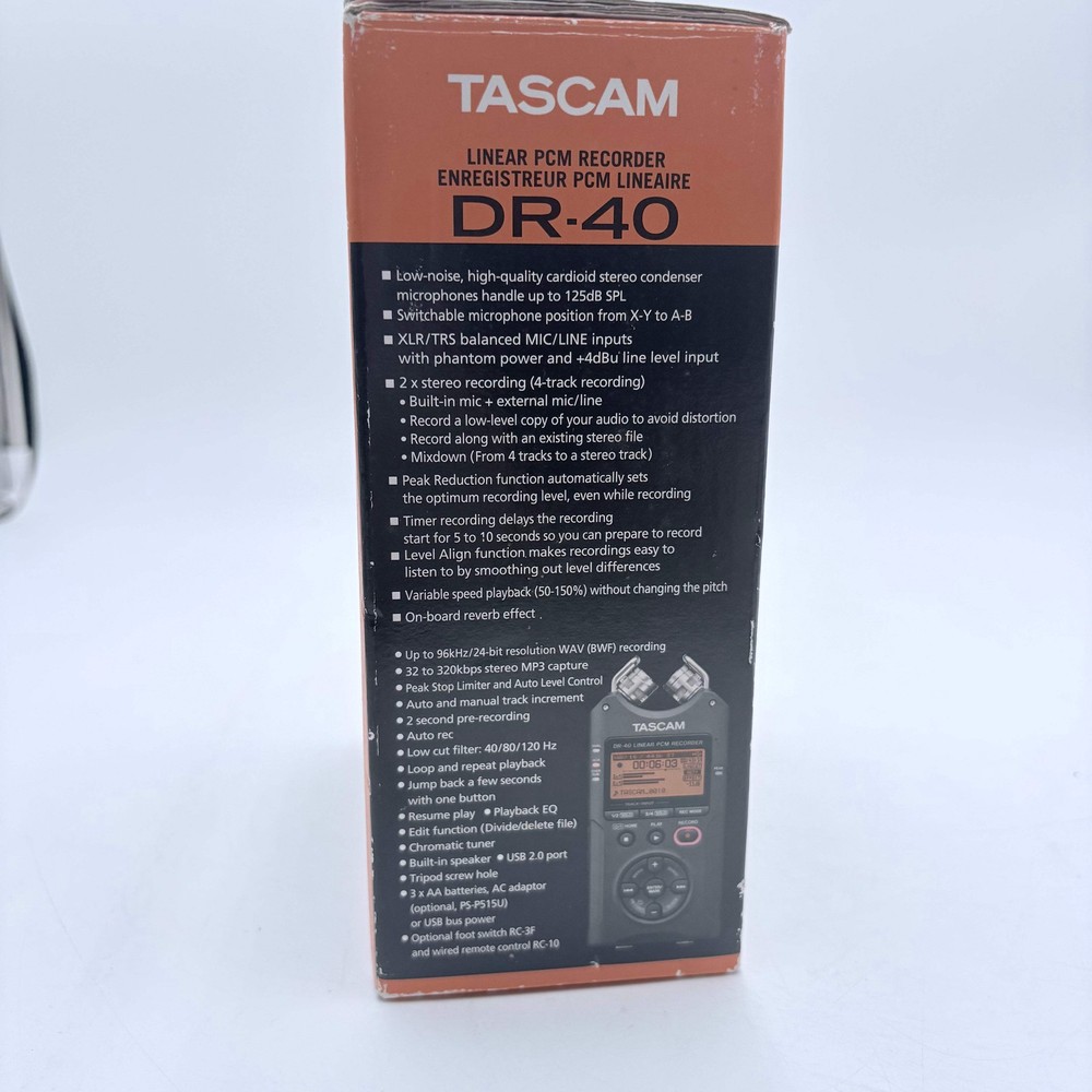 Tascam DR-40 Linear PCM Recorder