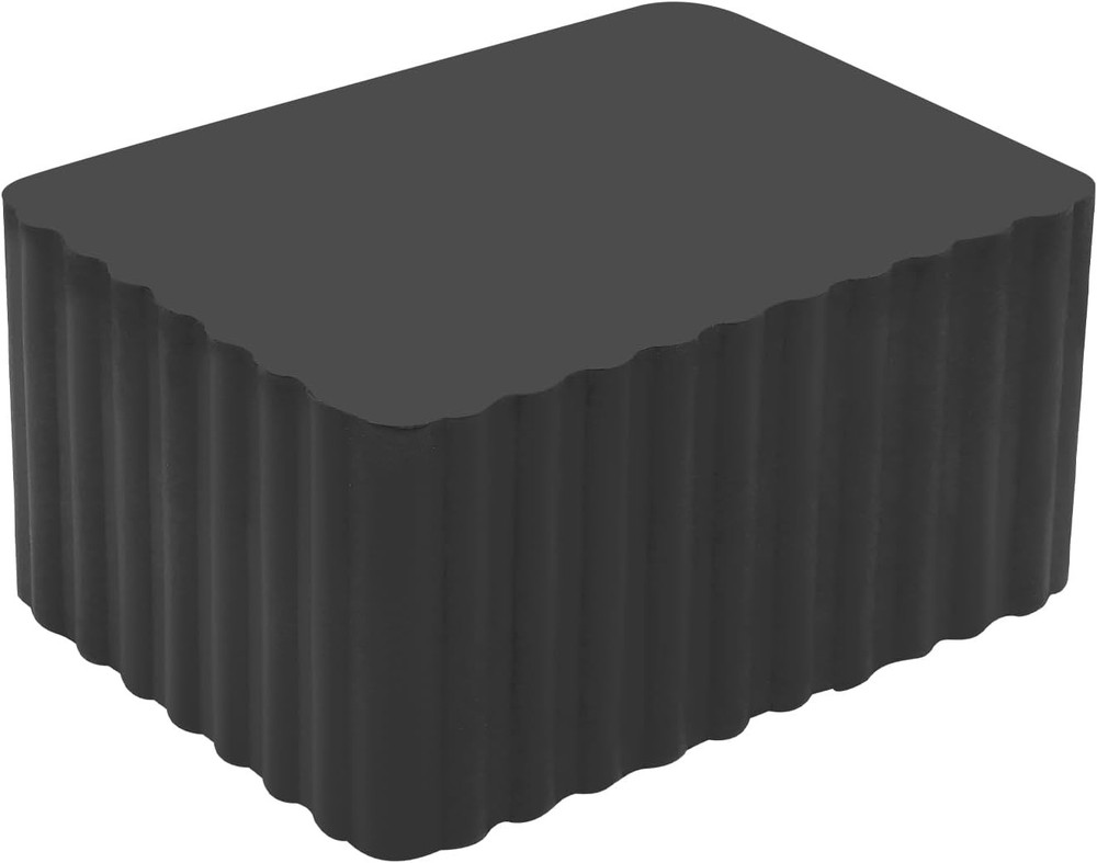 4-Piece Solid Rubber Auto Lift Pads with Anti-Skid Design for Stability