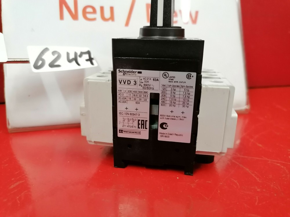 Schneider Disconnect Switch VVD 3 690V/63A