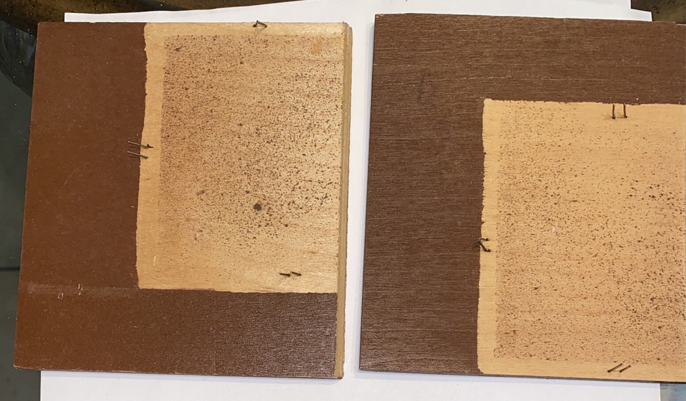 1970’s Vintage Black Forest Cuckoo Clock Side Panel 5” X 4 1/2”