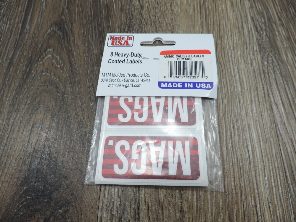 Ammo Can Caliber Labels 8 Pack MAGS CLMAGS