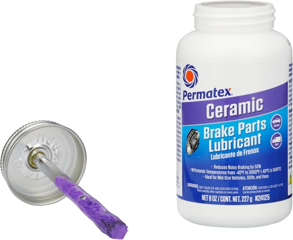 8 oz Ceramic Brake Lubricant - Non-Melting, High-Temperature Resistant Paste