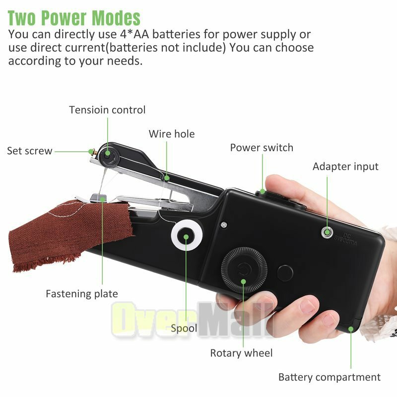 Handheld Sewing Machine, Mini Portable Electric Sewing Machine for Beginners DIY