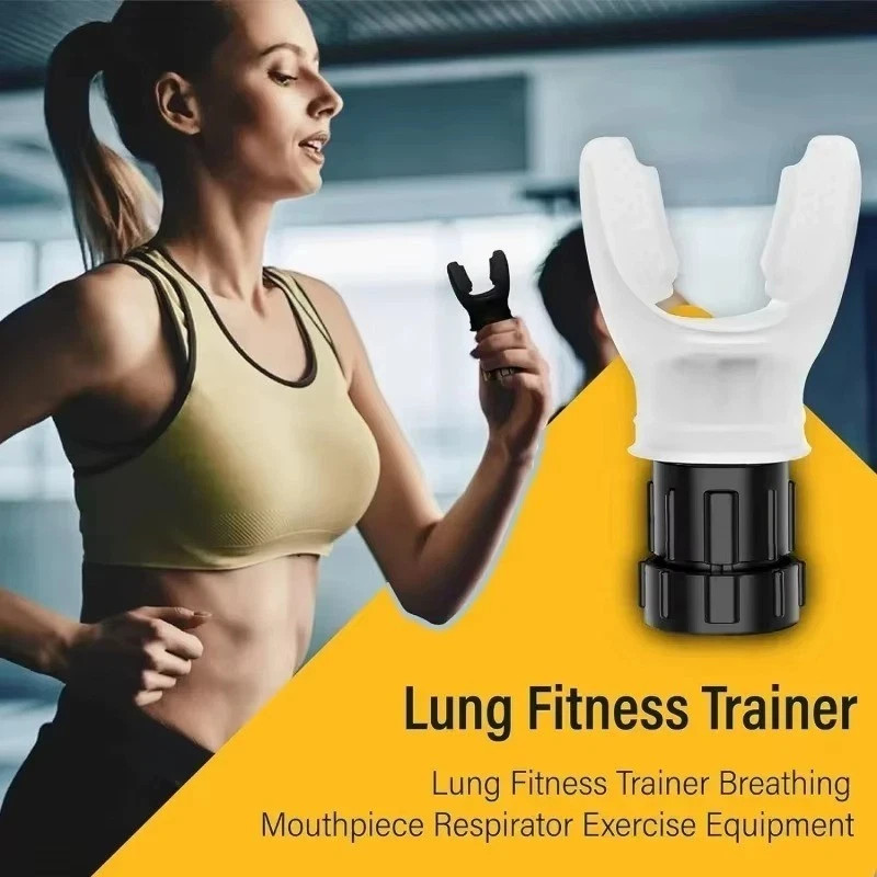 Breathing Exercise Device Lung Trainer Adjustable Silicone Respiratory Tool