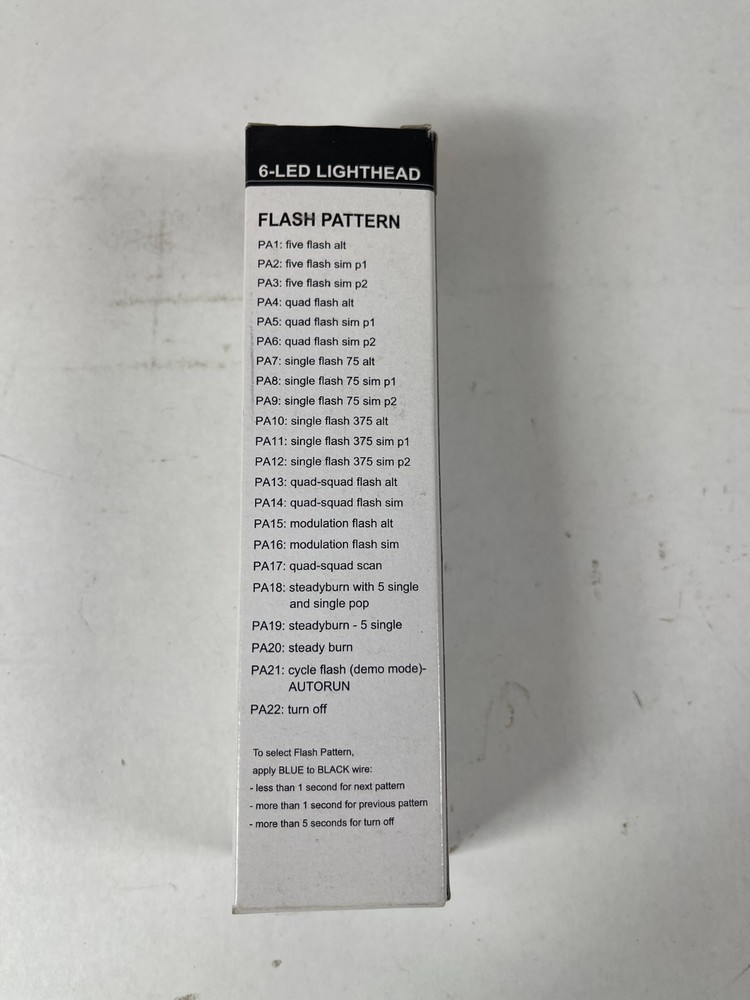 Code 3 XT6 (XTP6AA) Amber/Amber 6-LED Surface Mount Flash Warning Light