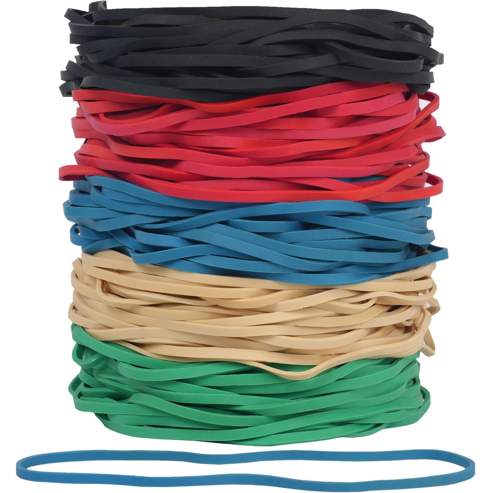 Foshine Rubber Bands Garbage Can Elastic Large Size Assorted Colors