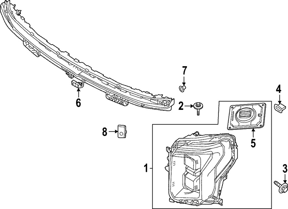 Genuine Ford Lamp Assembly Side Marker NL3Z13200D