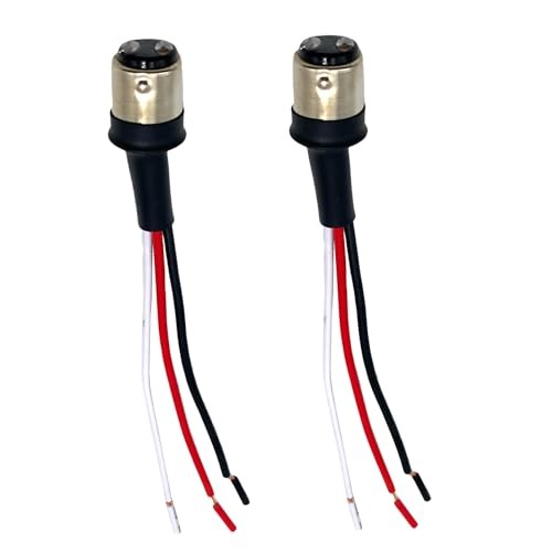 Pcs 1157 BAY15D Led Bulb Socket Plugs,1157 Car Light Socket Plug Adapter 6
