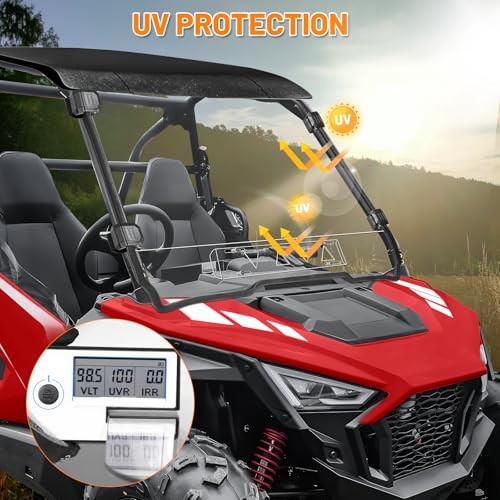 RZR 200 Windshield Scratch-resisatant Vent Full Window Compatible with 2022