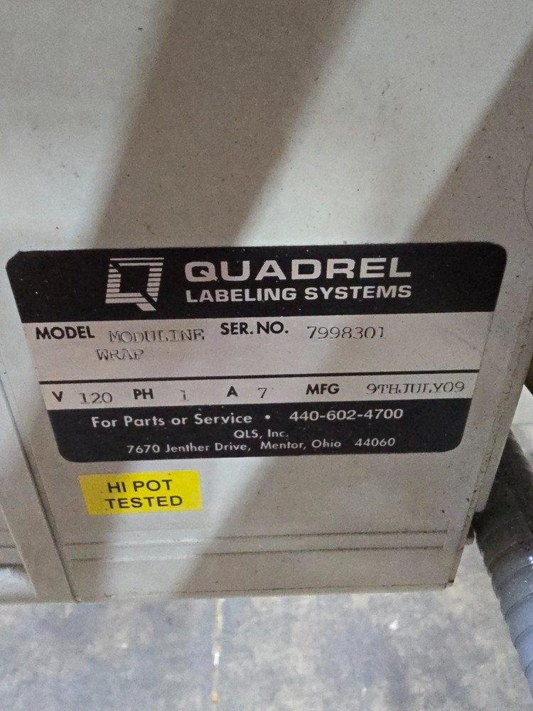 Quadrel Moduline Wrap Label Applicator