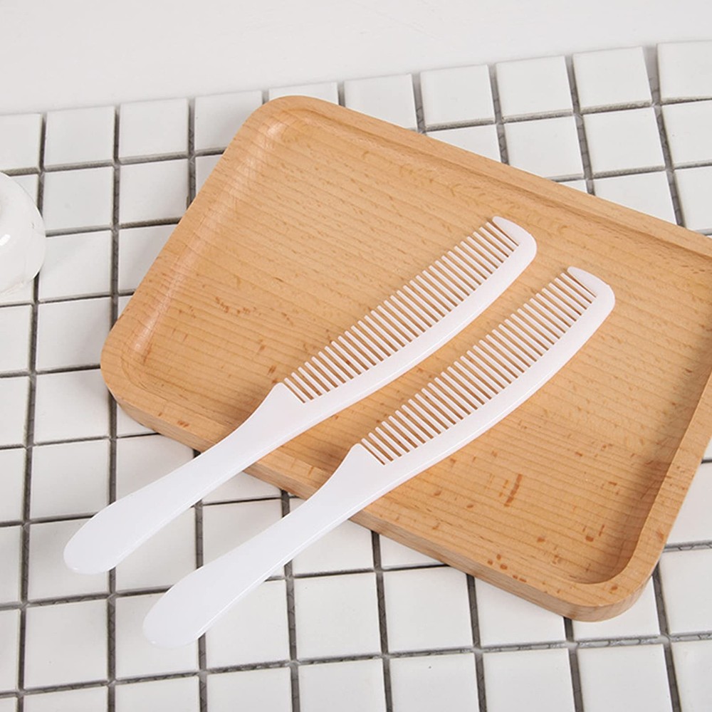 Disposable Combs Bulk, Individually Wrapped Pack of 50, White Combs,