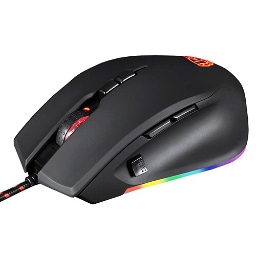 5000 DPI Ergonomic Wired Gaming Mouse Optical Sensor 8 Buttons RGB Backlit