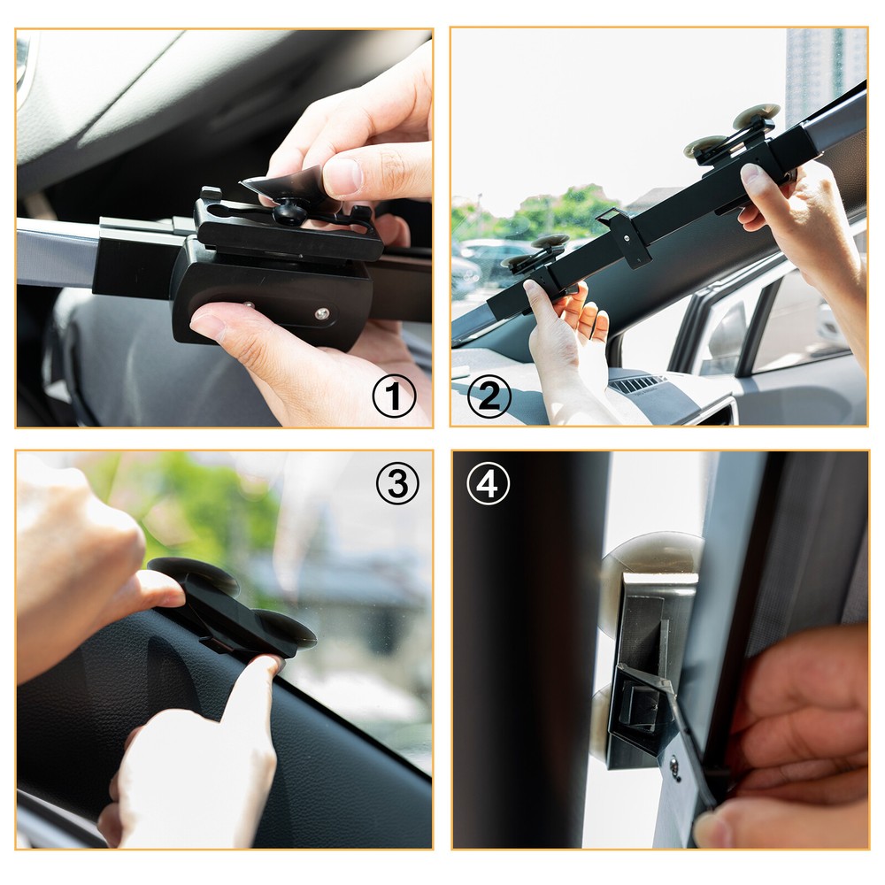 Car Retractable Windshield Sun Shade Visor SUV Front Window Folding Block Cover