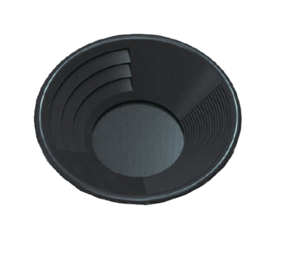 12" PANNING GOLD PAN - BLACK