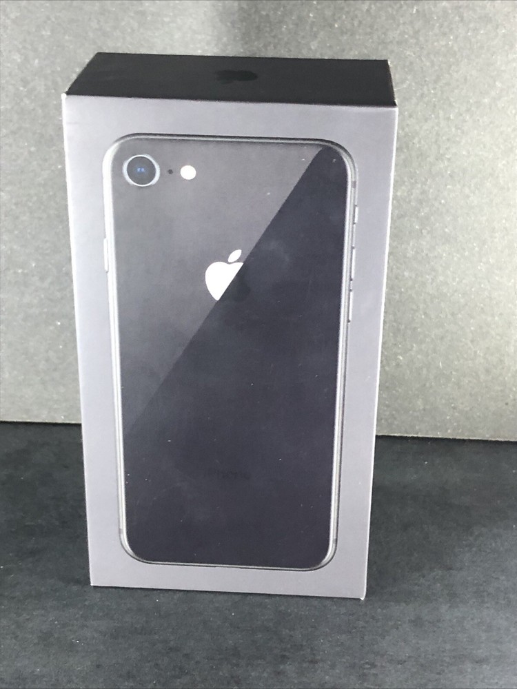 EMPTY Apple iPhone 8 Space Grey Empty Box - BOX ONLY 64GB Authentic Box