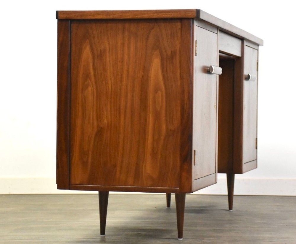 Walnut Mid Century Modern Desk