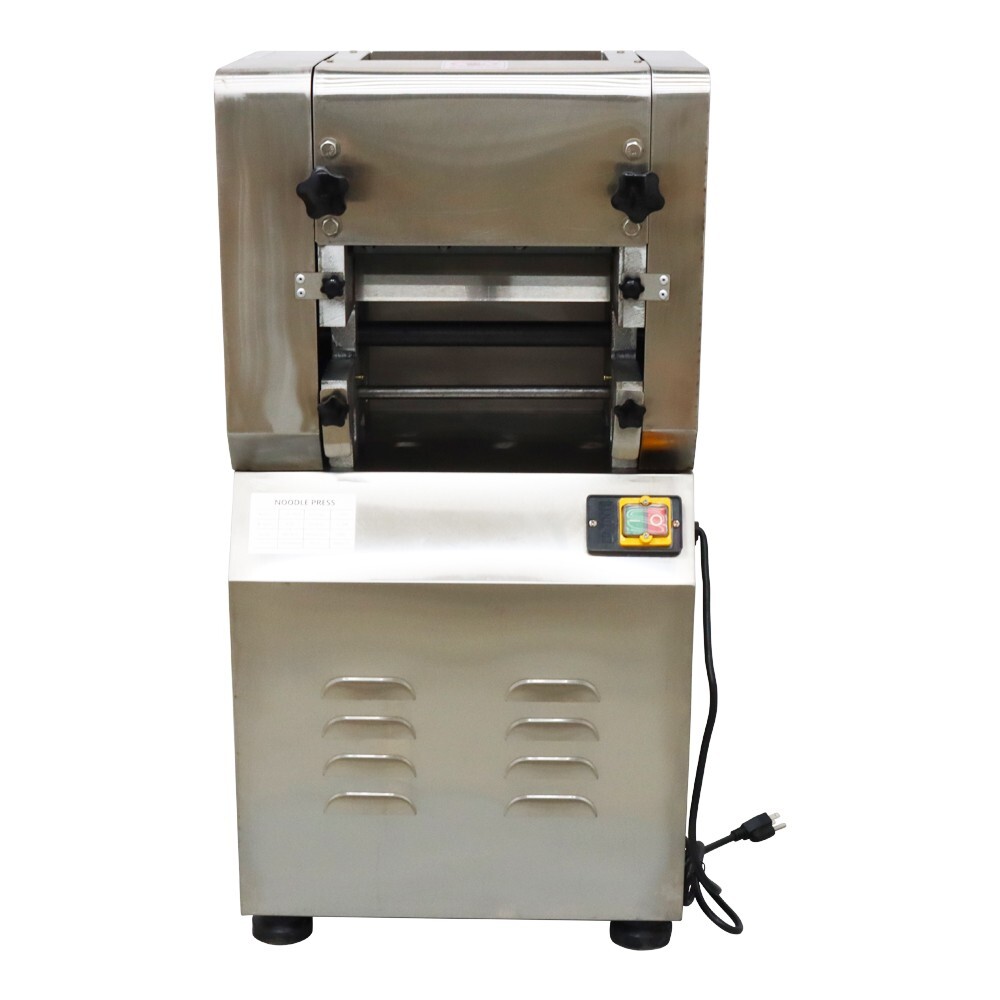Electric Dough Roller Sheet Maker 110V Dumplings Noddoles Making Machine 1 &2mm