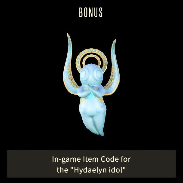 FINAL FANTASY XIV GROWING LIGHT "Hydaelyn idol" Serial Code FF14