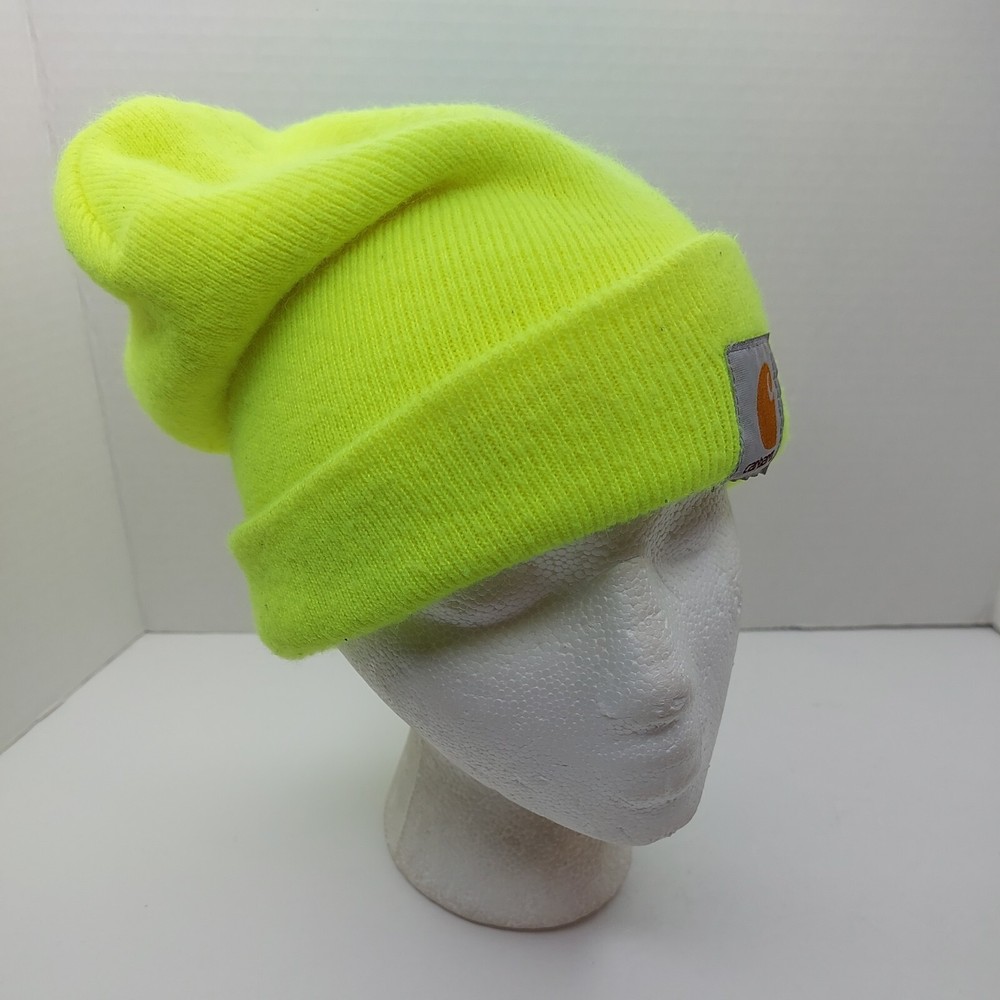 Carhartt Knit Beanie Hat Cap Bright Chartreuse