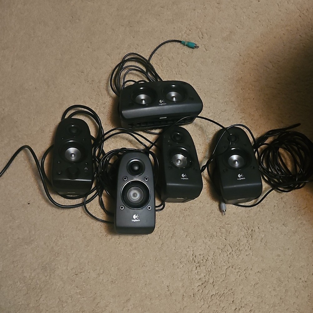 Logitech Z506 5.1 Channel Wired Computer Speaker System (no subwoofer)