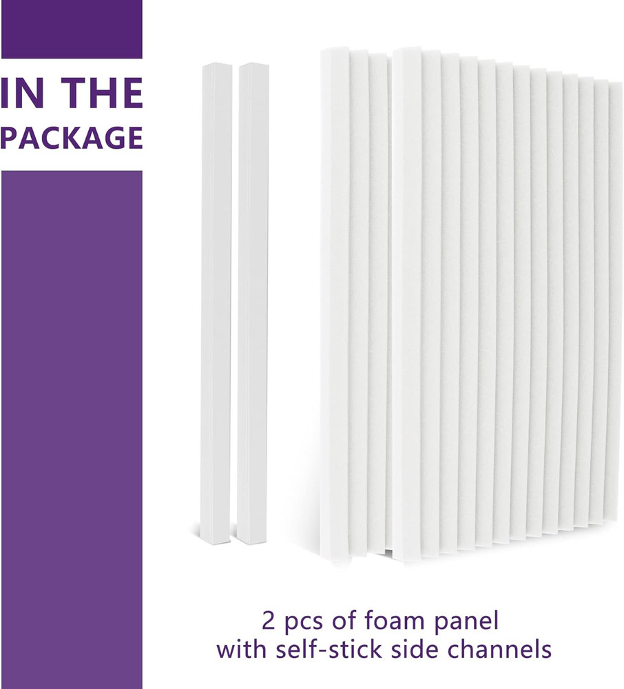 Mxclimate Window Air Conditioner Foam Insulation Panels,Window AC Side Panel Kit