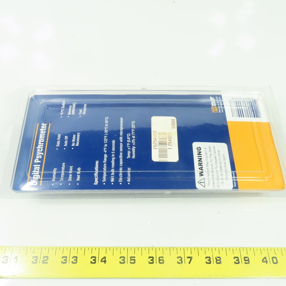 Yellow Jacket 69008 Digital Psychrometer NEW