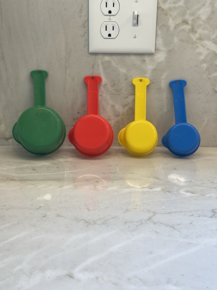 Plastic Nesting Measuring Cups, 1/4 Cup Up To 1 Cup