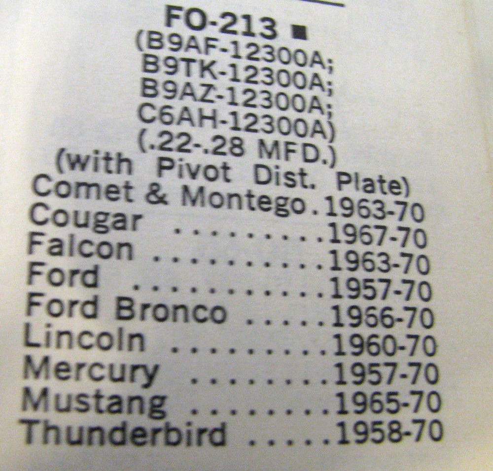 Filko FO-213 Condenser