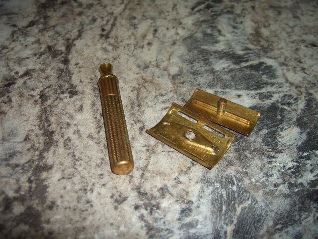 Vintage Gillette Razor no date code Copper/Gold