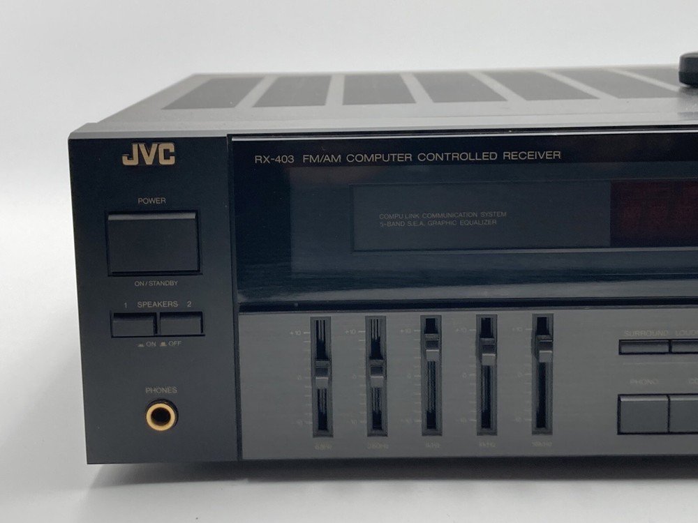JVC Model RX-403 AM/FM Stereo Receiver Phono Input Tested