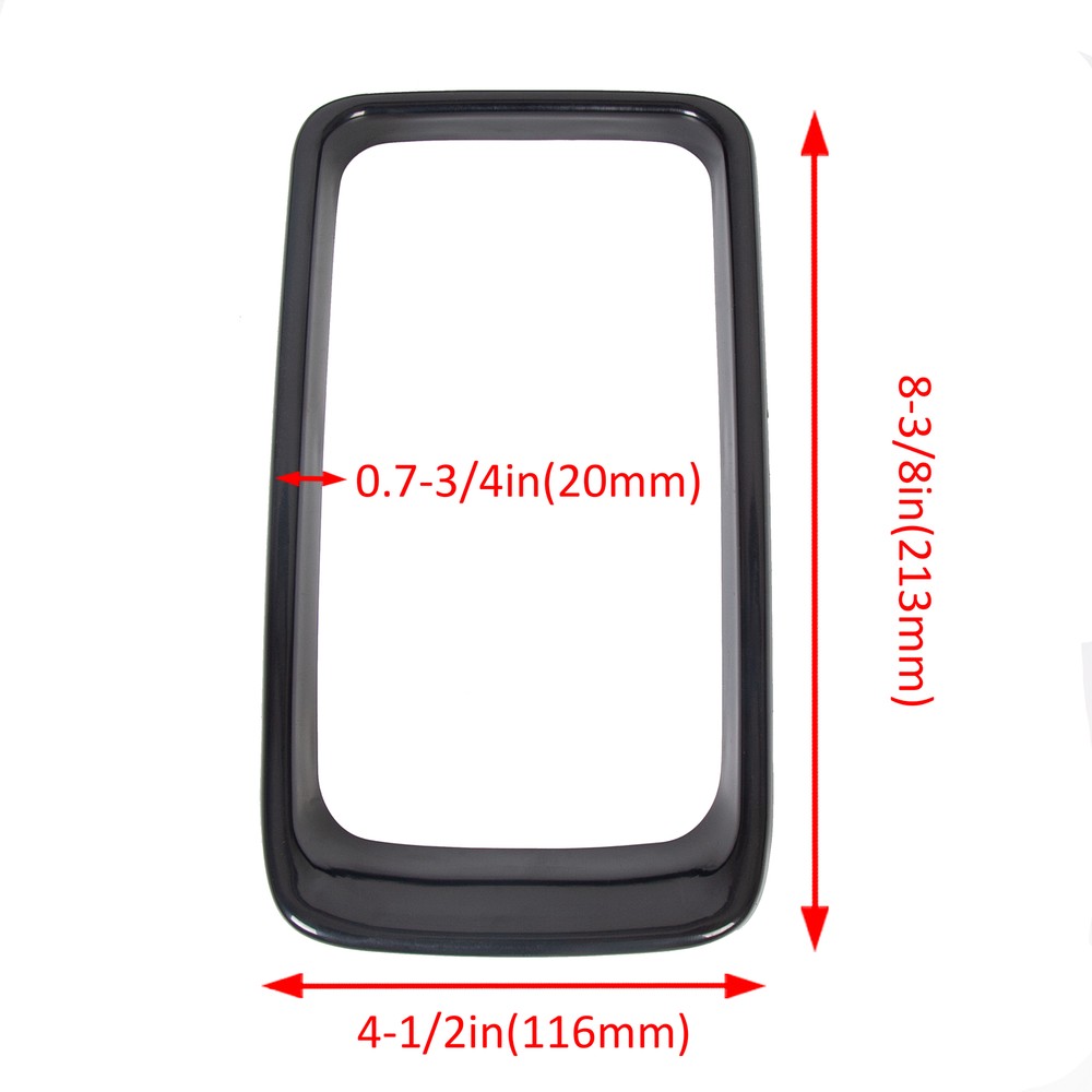 Gloss Black For Jeep Grand Cherokee 2014-2016 Front Grille Ring Trim Insert 7PCs