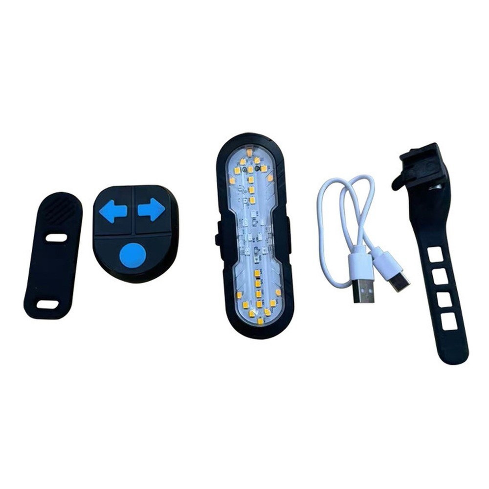 Wireless Remote Turn Signal Light with Type C Fast Charging and Multiple Modes
