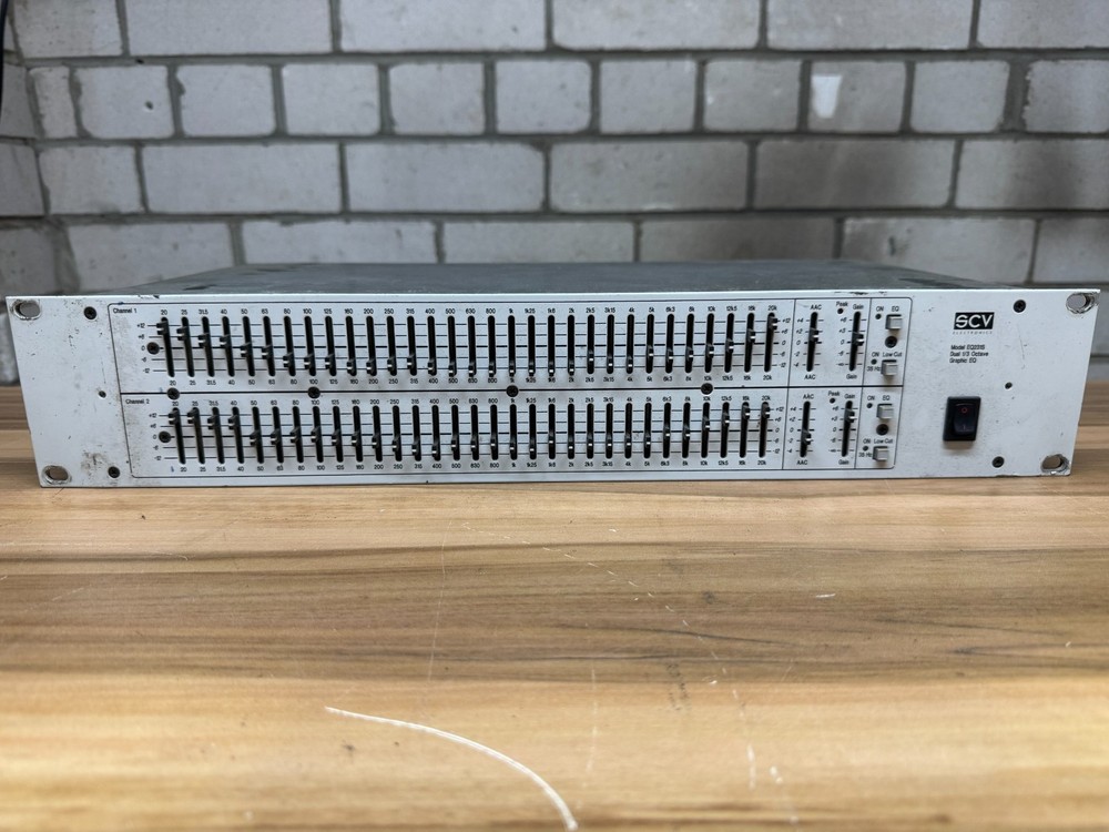 SCV Electronics EQ231S Dual 1/3 Octave Graphic EQ
