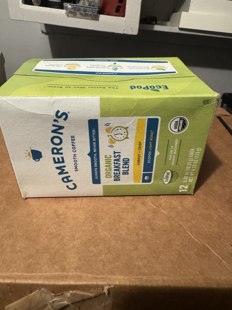 Cameon’s Smooth Coffee Organic Breakfast Blend Eco Pod