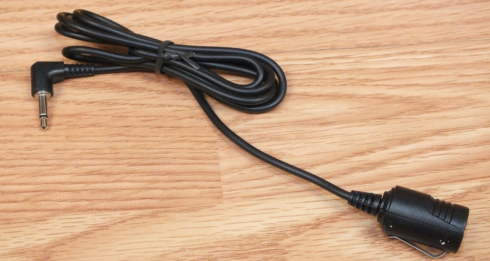Unbranded Solid Black Microphone With 3.5mm Male Plug In **READ**