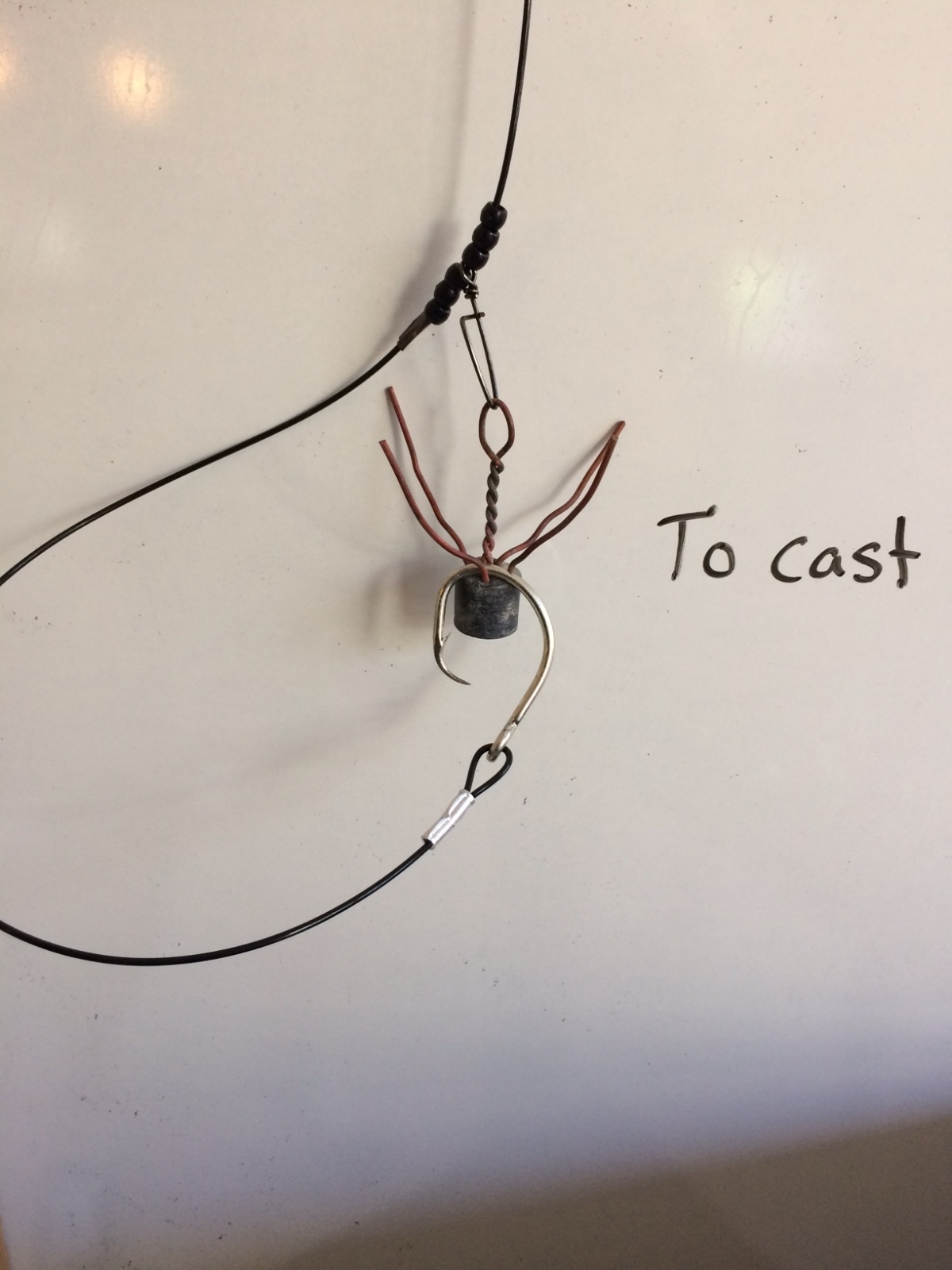 The Shark Rig -6 ft Castable Shark Fishing Leader -16/0 Circle Hook Surf Fishing