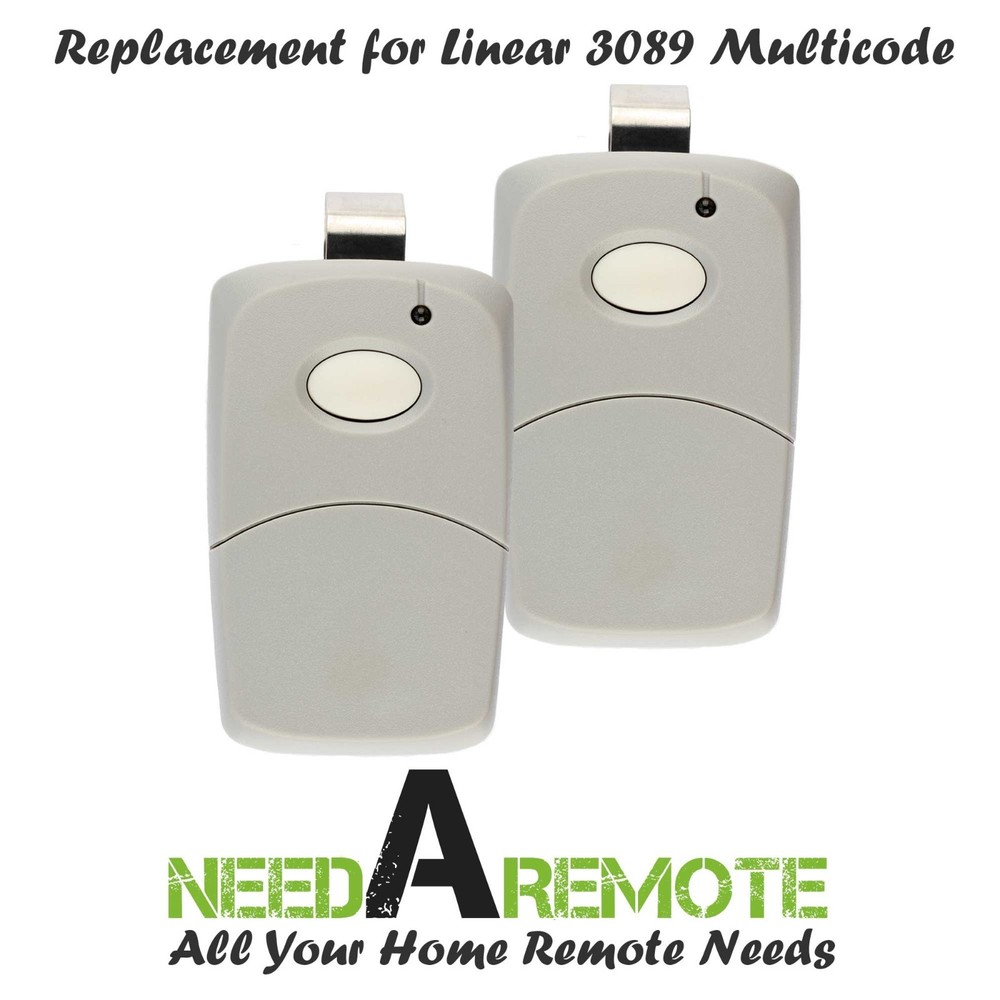 For Multi-Code 3089 2-Pack MultiCode 308911 Linear MCS308911 Garage Gate Remote