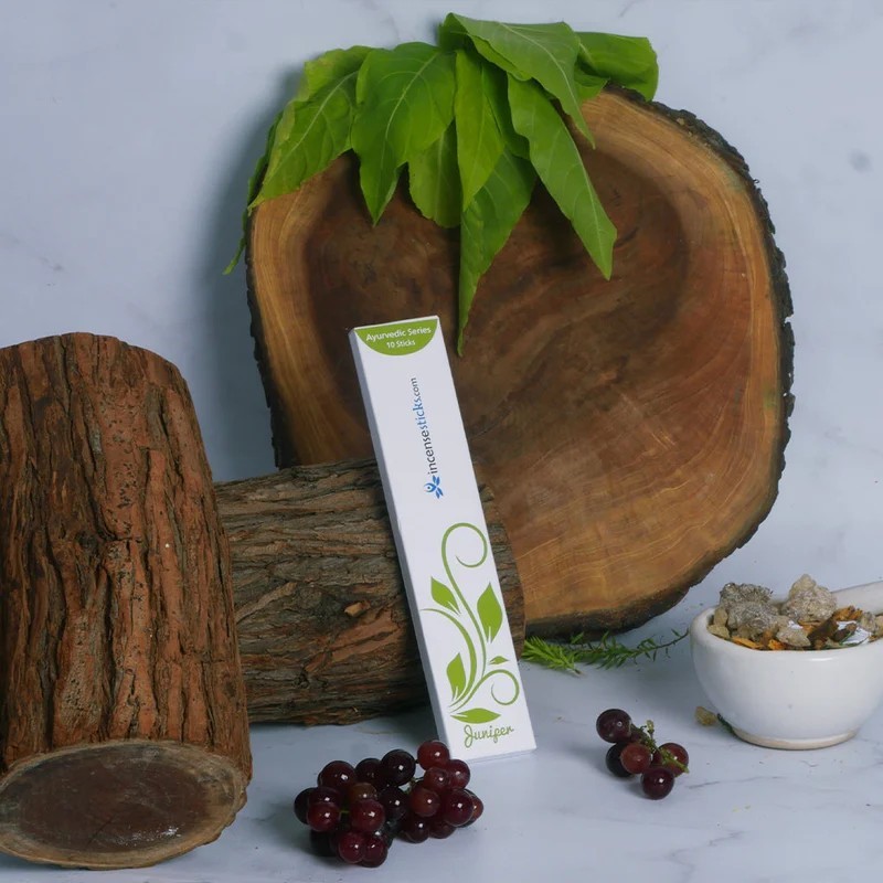 Juniper Incense 8" 10 Sticks Pack: 1 Pack
