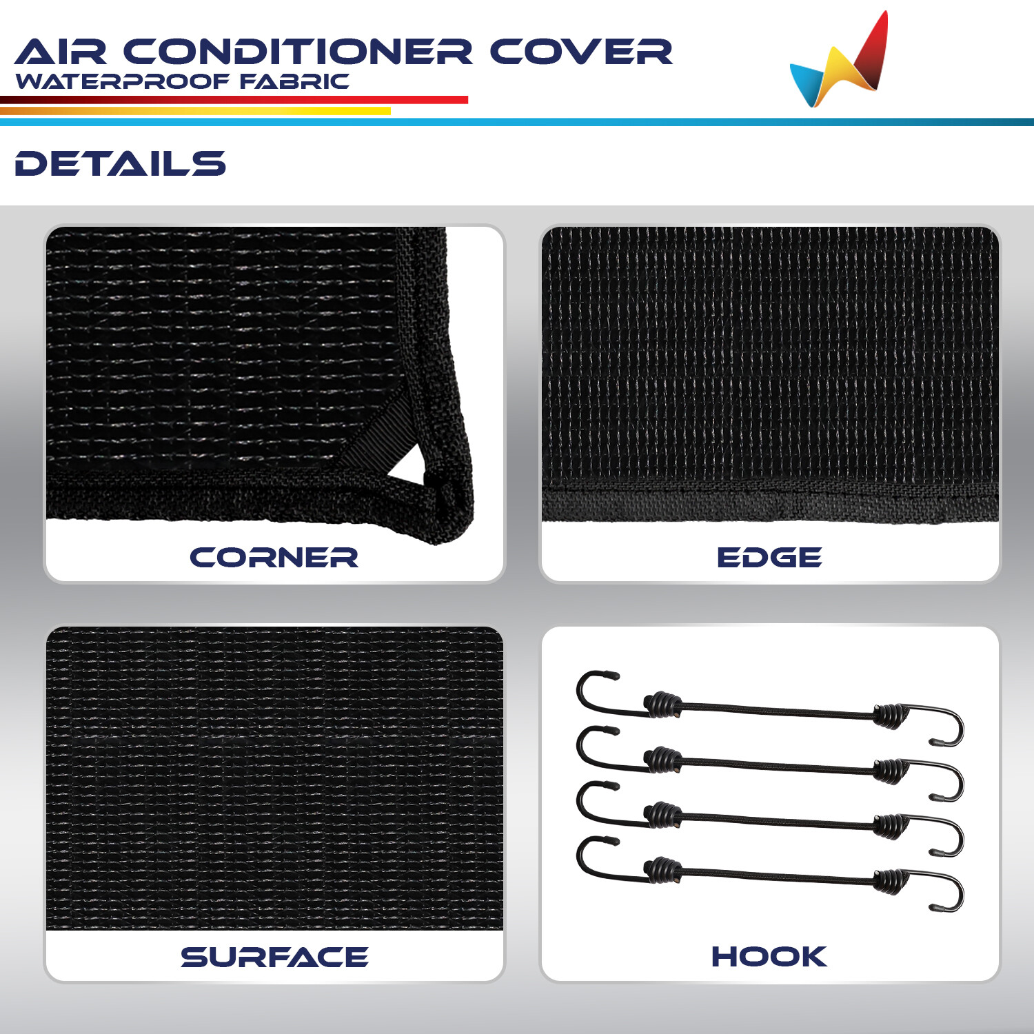 Outdoor A/C Unit Mesh Cover for Outside Air Conditioner AC Compressor Condenser