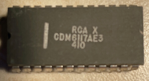 RCA CDM6117AE3 6117  2K x 8 CMOS Static RAM