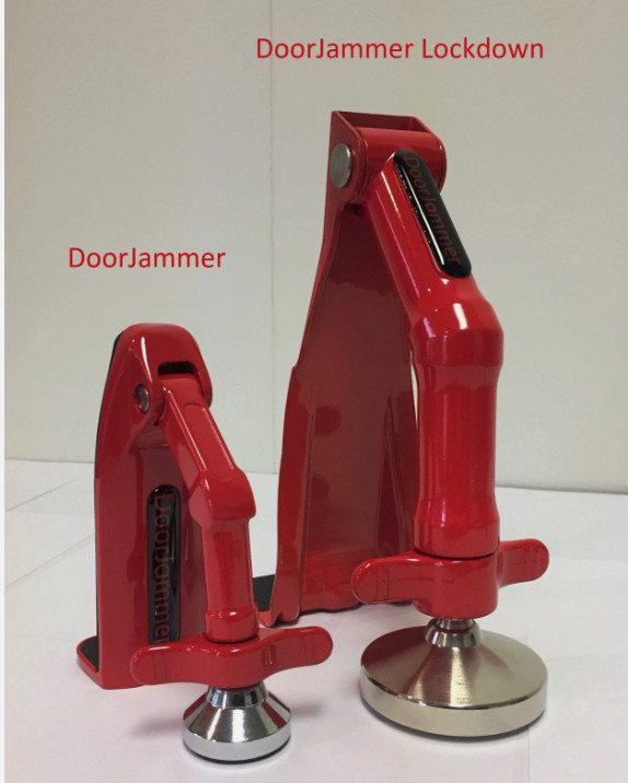 DoorJammer Lockdown Large Door Lock Brace for Security and Protection DJ4LD