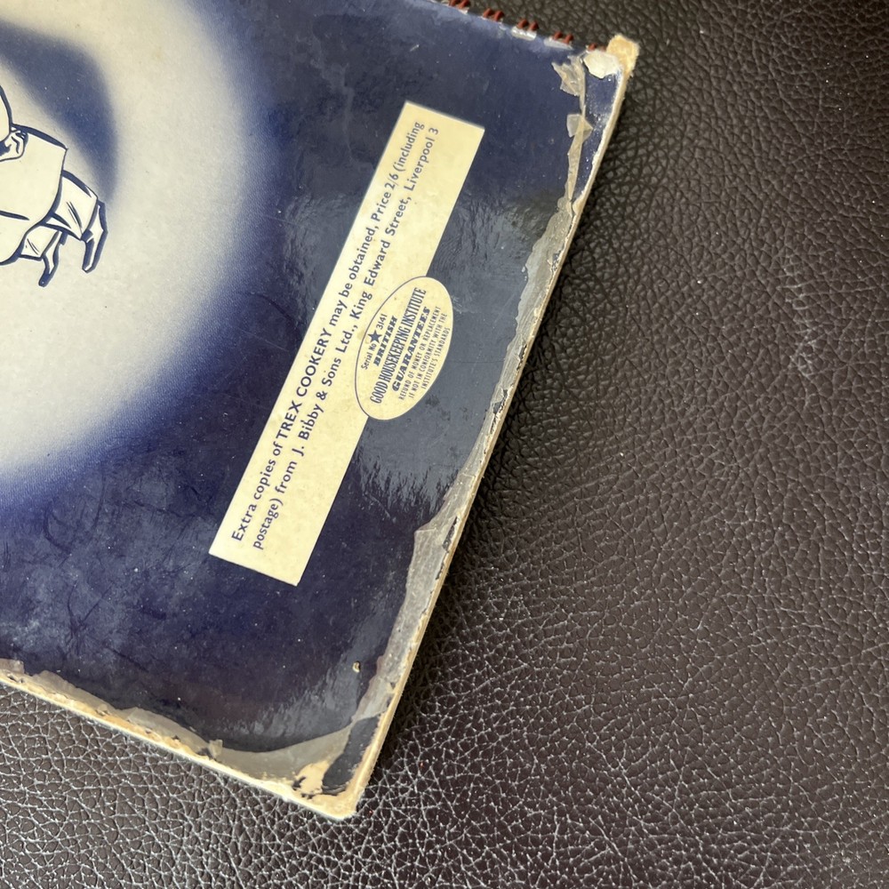 vintage Trex Cookery book