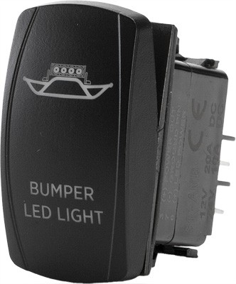 Flip Dash Switch Bumper LED Light SC1-AMB-L39