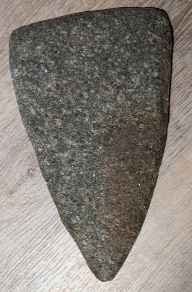 ORIGINAL AXE NEOLITHIC STONE CHISEL HOE TOOL WEAPON CELT ADZE ARTIFACT NIGER