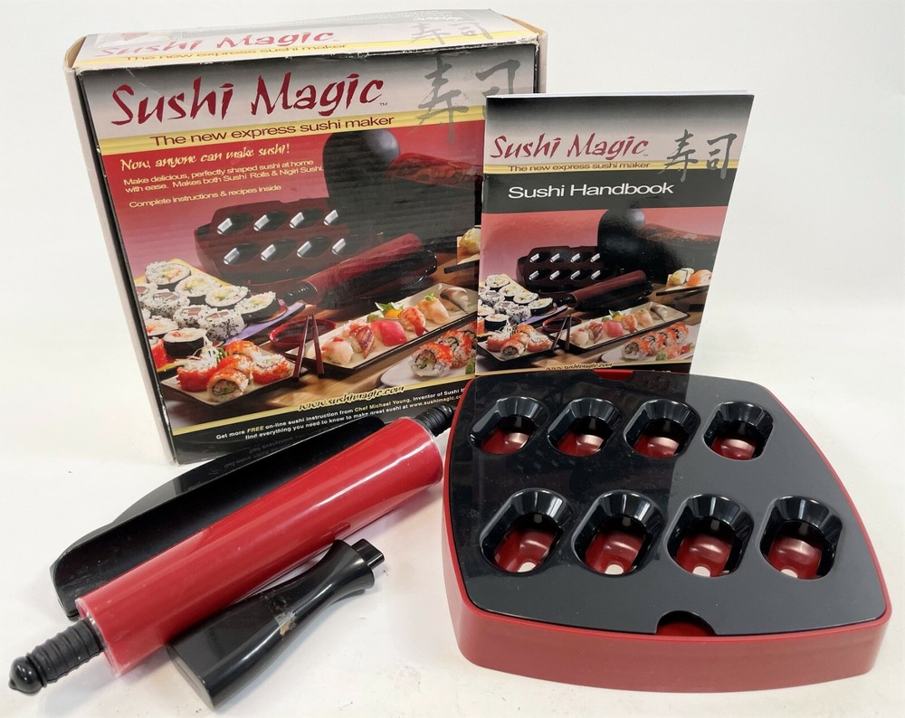 SUSHI MAGIC Hand Easy Auto Rolling Machine AS SEEN ON TV Express Kitchen Kit