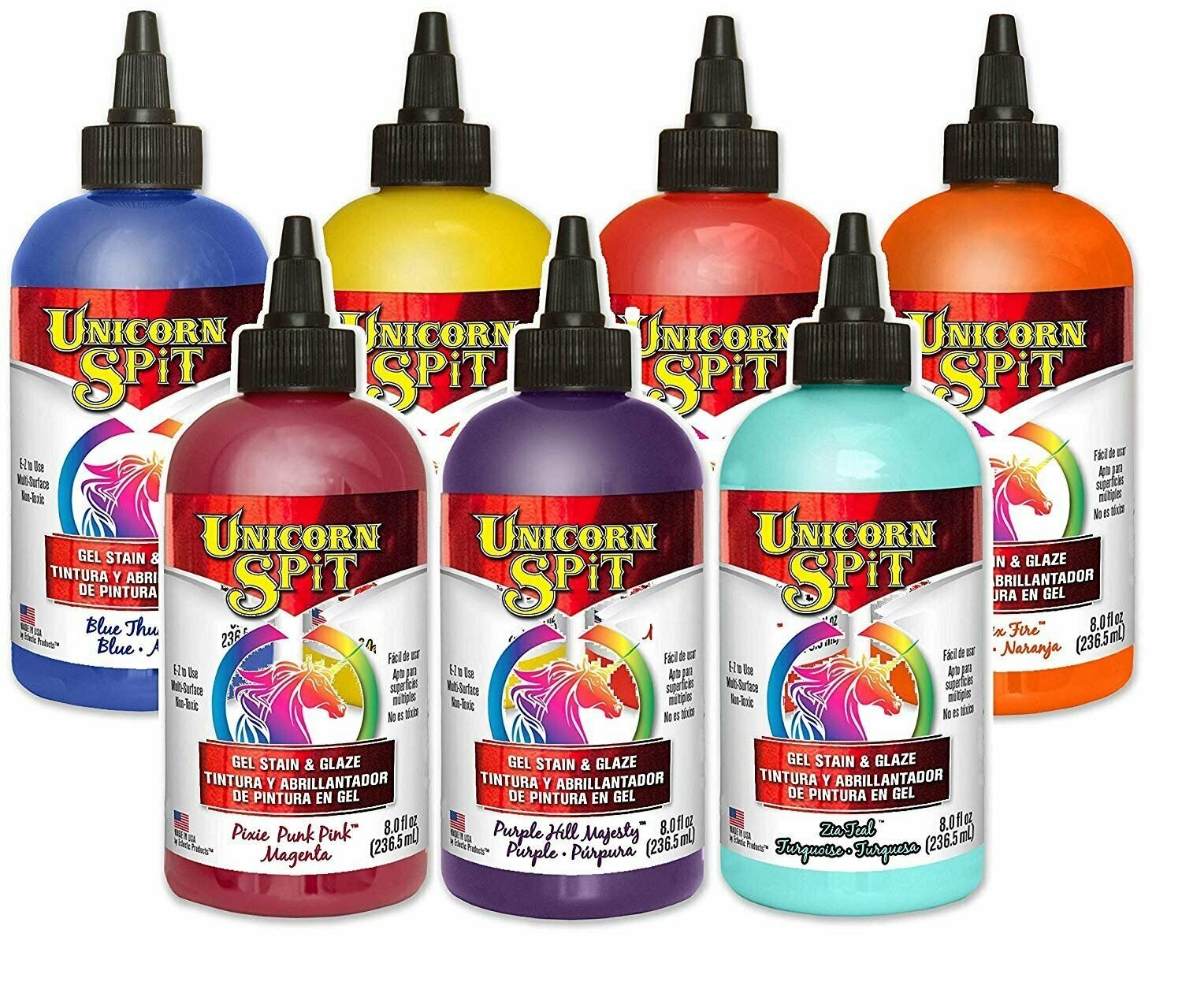 Unicorn SPiT Sunset Collection 8 OZ- Lemon Kiss, Phoenix Fire, Molly Red...