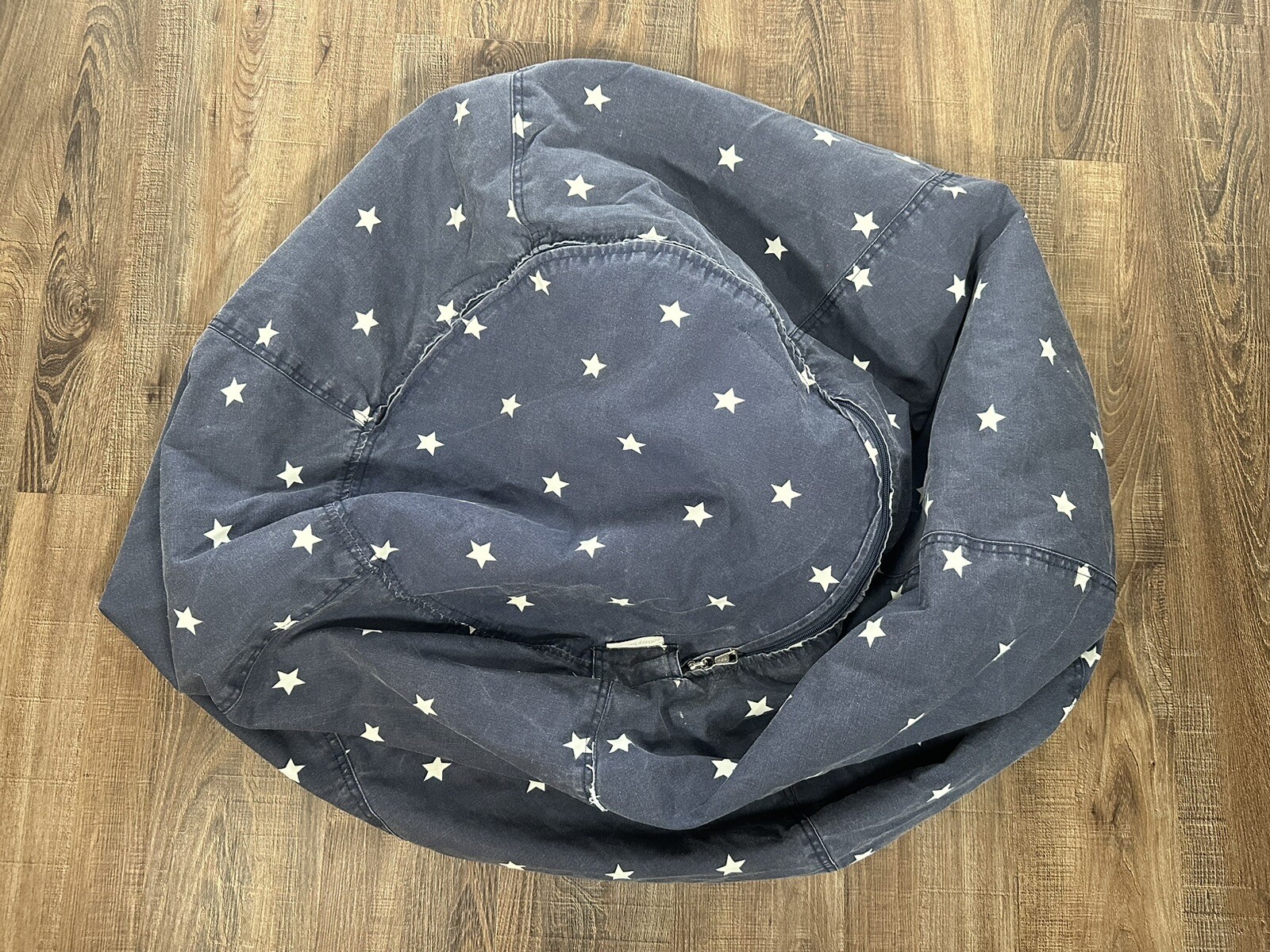 Pottery Barn Kids Anywhere Beanbag Navy Glow-in-the-Dark Stars Slipcover